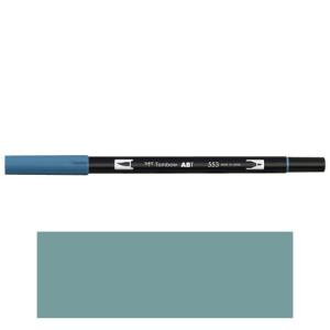 トンボ鉛筆　ＡＢＴ　デュアルブラッシュペン　水彩　マーカー　カラーペン　ツインタイプ　DUALBRUSH　単色（ミストパープル）｜dotkae-ru