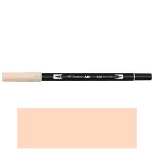 トンボ鉛筆　ＡＢＴ　デュアルブラッシュペン　水彩　マーカー　カラーペン　ツインタイプ　DUALBRUSH　単色（フレッシュ）｜dotkae-ru