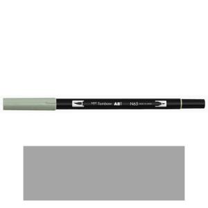 トンボ鉛筆　ＡＢＴ　デュアルブラッシュペン　水彩　マーカー　カラーペン　ツインタイプ　DUALBRUSH　単色（クールグレー5）｜dotkae-ru