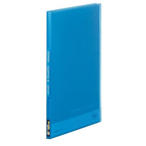 ●キングジム　シンプリーズ　クリアーファイル（透明）　Ａ４判タテ型（２０ポケット）（青）