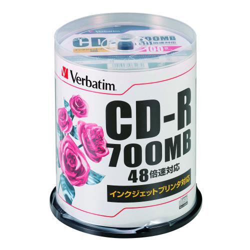 ●三菱ケミカルメディア　ＰＣ　ＤＡＴＡ用　ＣＤ−Ｒ　１回記録タイプ　４８倍速対応