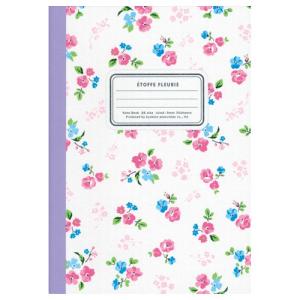 ホワイト 日本ノート　花柄ノート　エトフ・フルーリー　Ｂ６判 CF158W 送料無料　キョクトウアソシエイツ　日本ノート　エトフ・フルーリー・ホワイト　CF158W あす楽対応