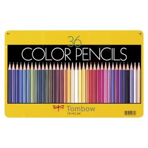 ●トンボ鉛筆　缶入色鉛筆　ＮＱ　３６色セット｜dotkae-ru