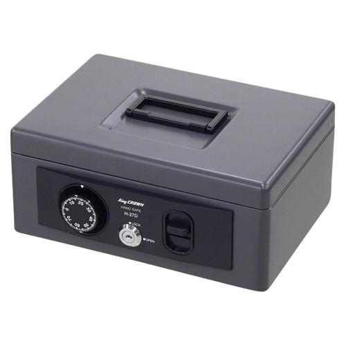 ●日本アイ・エス・ケイ　手提金庫（ダークグレー）