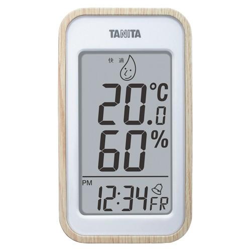 ●タニタ　デジタル温湿度計（ナチュラル）