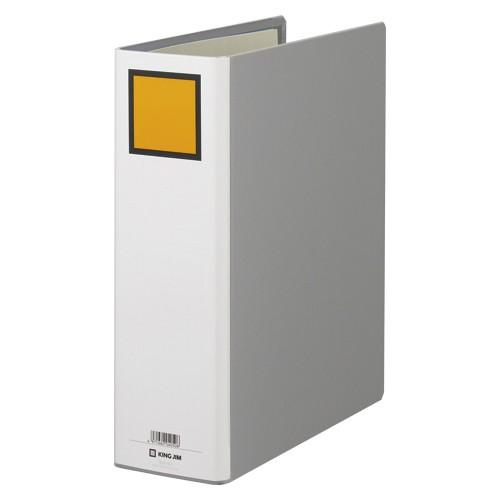 ●キングジム　キングファイル　Ｇ（タテ型）　Ａ４判タテ型　とじ厚８０ｍｍ（グレー）