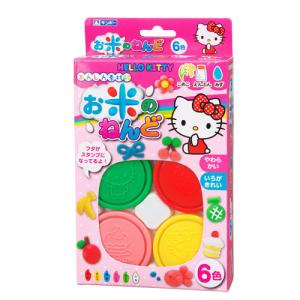 銀鳥産業 お米のねんど 6色 ハローキティ 知育玩具