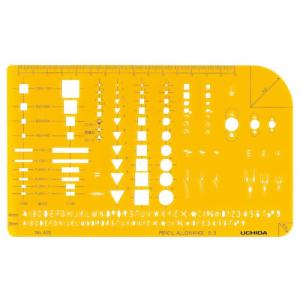 ウチダ テンプレート No.852 電気定規 1-843-0852 2mvetro Amazon | ウチダ テンプレート No.852 電気定規 1-843-0852