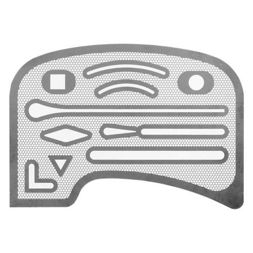 ウチダ　メッシュ精密字消板　80X56mm