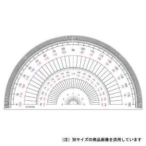 ウチダ　半円分度器　径180ｍｍ　径180ｍｍ｜dotkae-ru