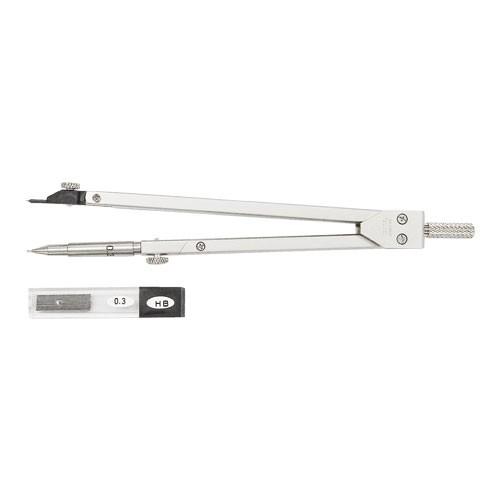 ウチダ　マイクロシャープ・コンパス　大型　０．３ｍｍ芯　長さ：160ｍｍ