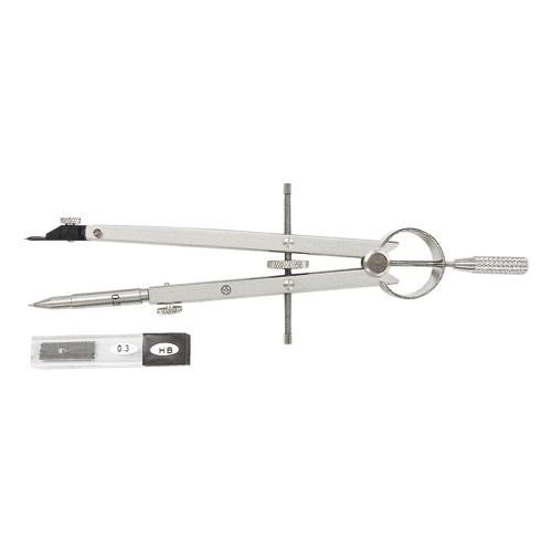 ウチダ　マイクロシャープ・スプリングコンパス　大型　０．３ｍｍ芯　長さ：170ｍｍ