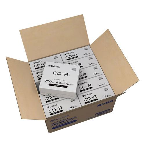 バーベイタム　ＰＣ　ＤＡＴＡ用　ＣＤ−Ｒ　ＣＤ−Ｒ　４８倍速対応