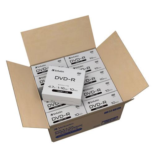 バーベイタム　PC DATA用 DVD-R　DVD-R 1-16倍速対応