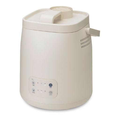 ユアサプライムス　ポット型スチーム加湿器（ベージュ）