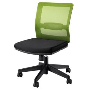 ライオン事務器　法人限定 メーカー直送品 LEOビジネスチェアー（グリーン）