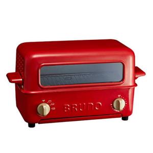 イデア　ＢＲＵＮＯ　ブルーノ　トースターグリル　トップオープン式　2枚焼き　パン　魚（レッド）