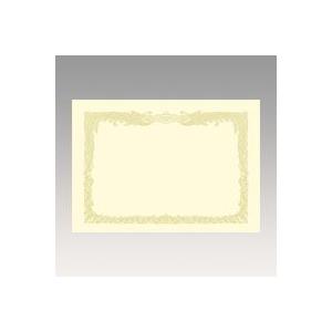 ●ササガワ　ＯＡ対応賞状用紙　縦書用　１０枚パック　タカ印　Ｂ４判（クリーム）