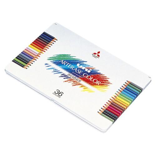 三菱鉛筆　ユニ アーテレーズカラー（消せる色鉛筆） 36色セット UAC36C　36色セット