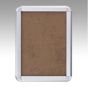 シンエイ　屋内用ポスターグリップシルバー（ツヤ有り）　屋内用　規格：Ｂ４判（シルバー）