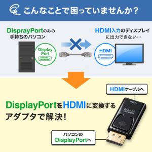 サンワサプライ 直送 DisplayPort-...の詳細画像2