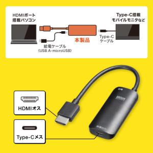 サンワサプライ 直送 HDMI-Type-C(...の詳細画像2