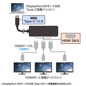 サンワサプライ 直送 USB Type C-H...の詳細画像3