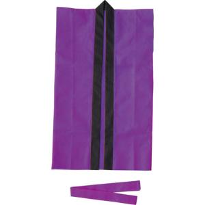 アーテック　ロングハッピ不織布　Ｓ（ハチマキ付）　運動会　体育祭　衣装　お祭り（紫）
