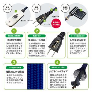 メトロ 取替用コタツヒーター ハロゲンヒーターの詳細画像4