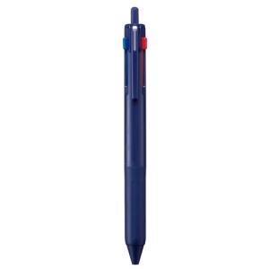 ●三菱鉛筆　ジェットストリーム　３色ボールペン０．７（黒・赤・青）（ネイビー）｜dotkae-ru