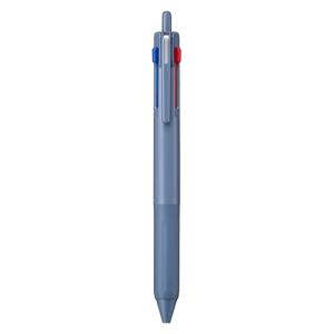 ●三菱鉛筆　ジェットストリーム　３色ボールペン０．５（黒・赤・青）（ブルーグレー）｜dotkae-ru