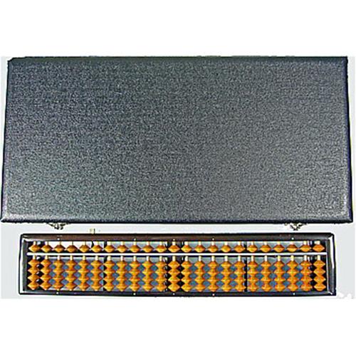 雲州堂　そろばん　ソロマチック　２３桁　カバ玉　樺玉　ワンタッチ式　ハードケース付き