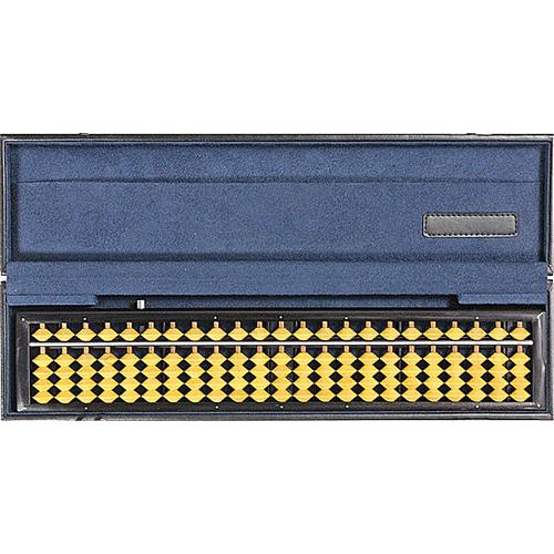 雲州堂　そろばん　ソロマチック　２３桁　ツゲ玉　柘植玉　ワンタッチ式　ハードケース付き