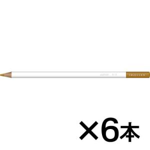 トンボ鉛筆　色鉛筆　色辞典単色Ｄ１５　１セット（６本入） （芥子色　（からしいろ））｜dotkae-ru