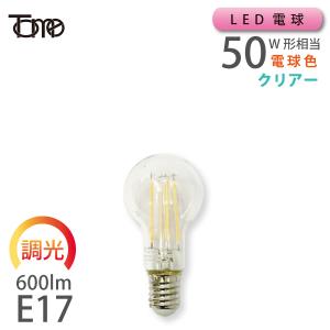 LEDフィラメント・クリアミニクリプトン電球 40W相当 E17 440lm 電球色