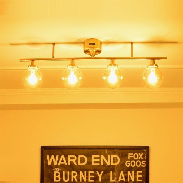 シーリングライト MOON4LAMP GS-013 照明 おしゃれ ガラス 西海岸 ヴィンテージ 4...