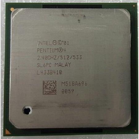 PENTIUM 4 SL6PC:2.40 GHz 533 MHz 512KB 478 Pin