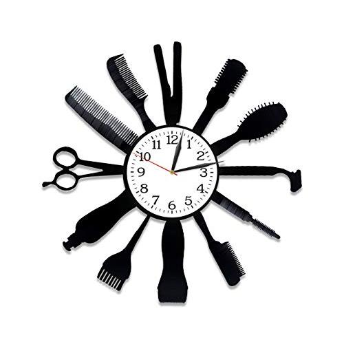 掛け時計 時計 壁掛け Kovides Profession Clock Hairdresser R...