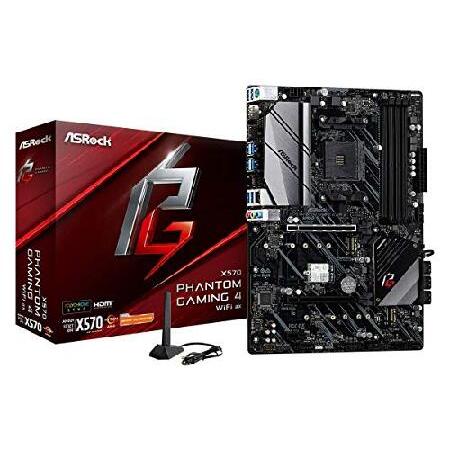 アスロック ASRock X570 Phantom ゲーミング 4 WiFi AX AM4 AMD ...