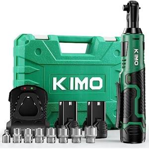 工具 KIMOコードレス電動ラチェットレンチセット 40 Ftlbs 400 RPM 3812V