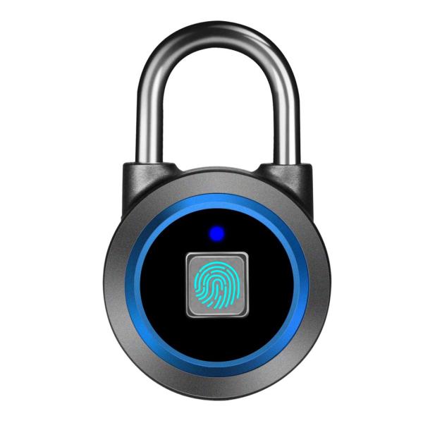 スマートロック 交換 キー  指紋認証南京錠 Bluetoothロック モバイルAPP MEGAFE...