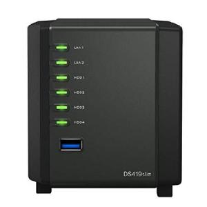 Synology DiskStation DS419slim コンパクト デスクトップ NAS Server, Marvell Armada 3