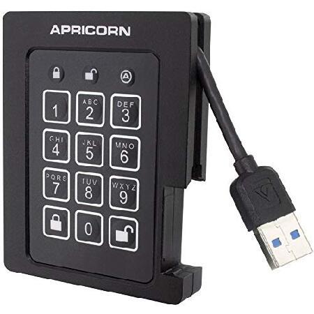 Apricorn 4TB Aegis Padlock SSD 256-Bit, FIPS 140-2...