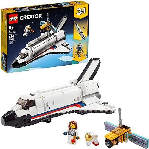 レゴ クリエイター 3in1 スペースシャトル アドベンチャー 31117 建物キット; ロケットと...