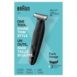 BRAUN XT5 メンズ電気シェーバー BRAUN ブラウン メンズグルーミング ボディ&フェイスグルーマー