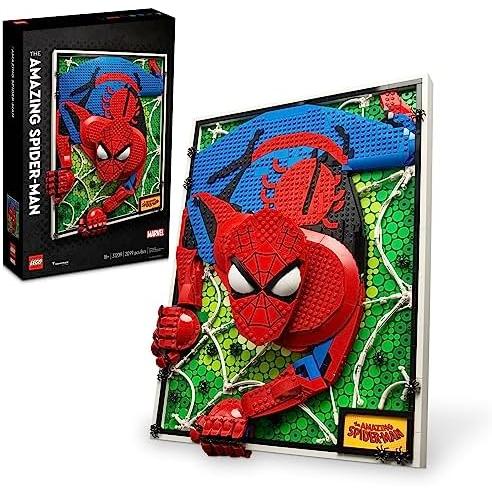 レゴ アート アメージングスパイダーマン 31209 ビルド＆ディスプレイ ホームデコレーションウォ...