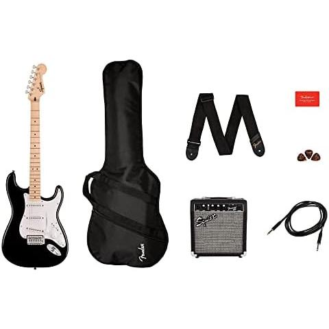【並行輸入品】 Squier Sonic ストラトキャスター Electric ギター Pack, ...