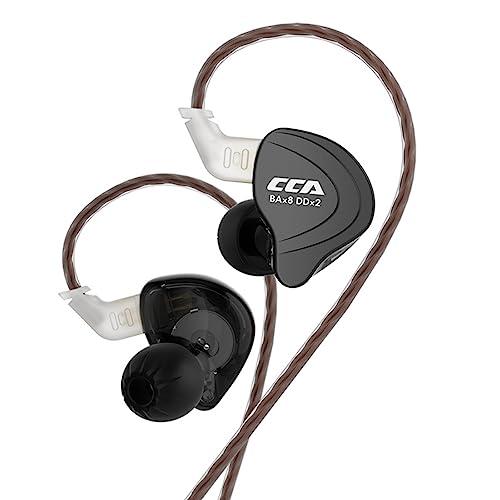 ワイヤレスイヤホン ヘッドホン CCA C10 IEMs ヘッドフォン 4BA 1DD ハイブリッド...