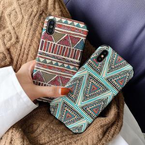 Iphone Se ケース Iphone8 Xr ケース Iphone Se2 ケース Iphone Xs Iphone8plus ケース おしゃれ アイフォン スマホケース 民族風 エスニック凸凹 I1017 Dot To Dot 通販 Yahoo ショッピング