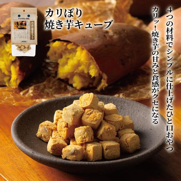ドッグフード 犬 おやつ 無添加 国産 ドットわんの逸品 カリぽり焼き芋キューブ 25g ドットわん...